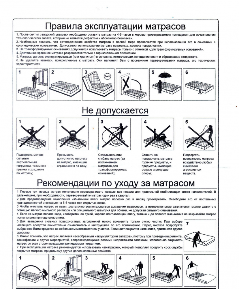 Матрас из ппу срок службы